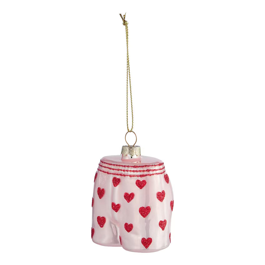 HANG ON Baumanhänger Shorts mit Herzchen