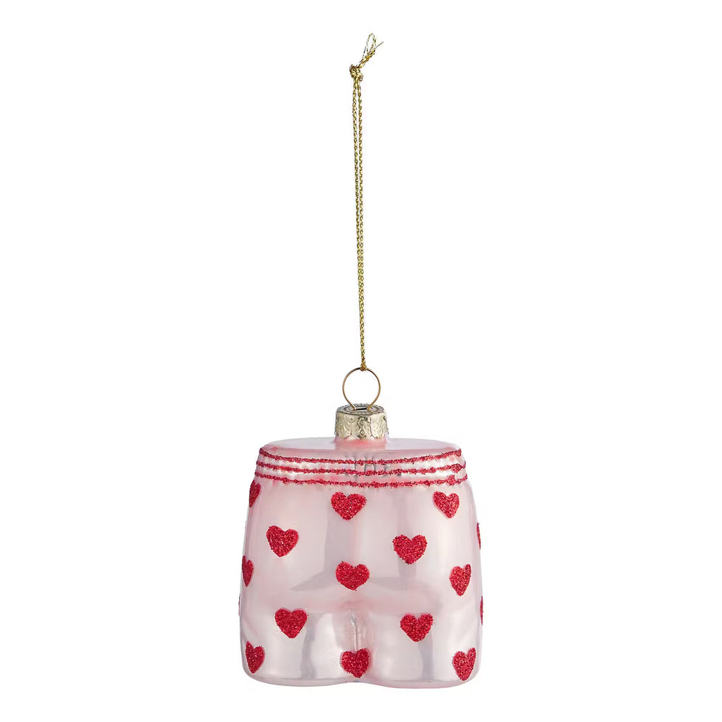 HANG ON Baumanhänger Shorts mit Herzchen