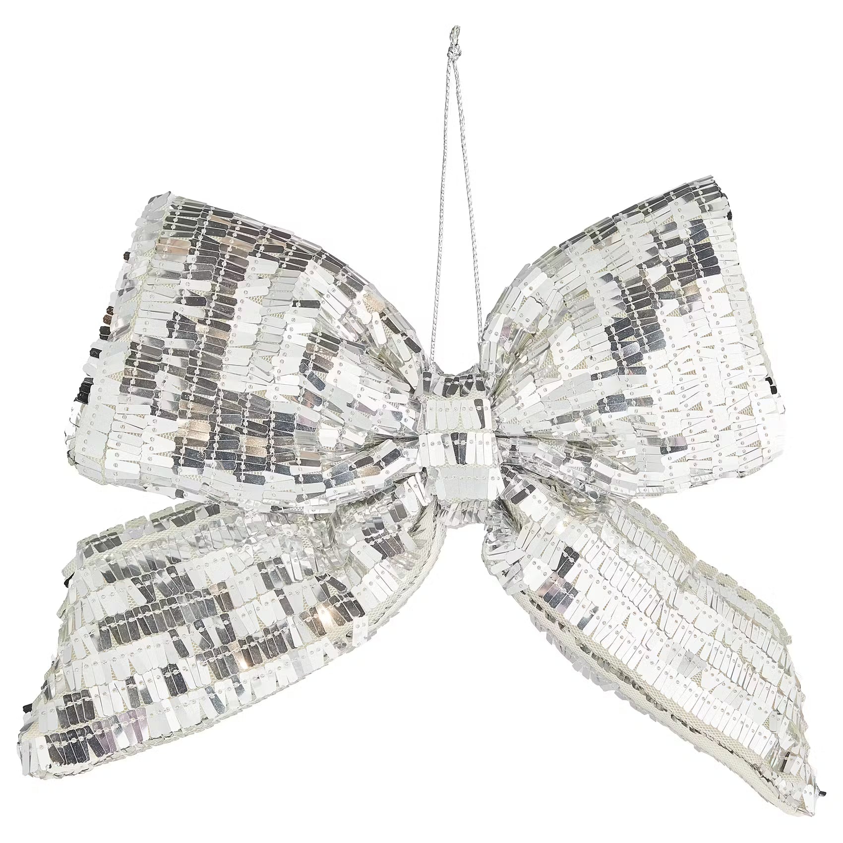 PRESENT Deko Schleife Pailetten