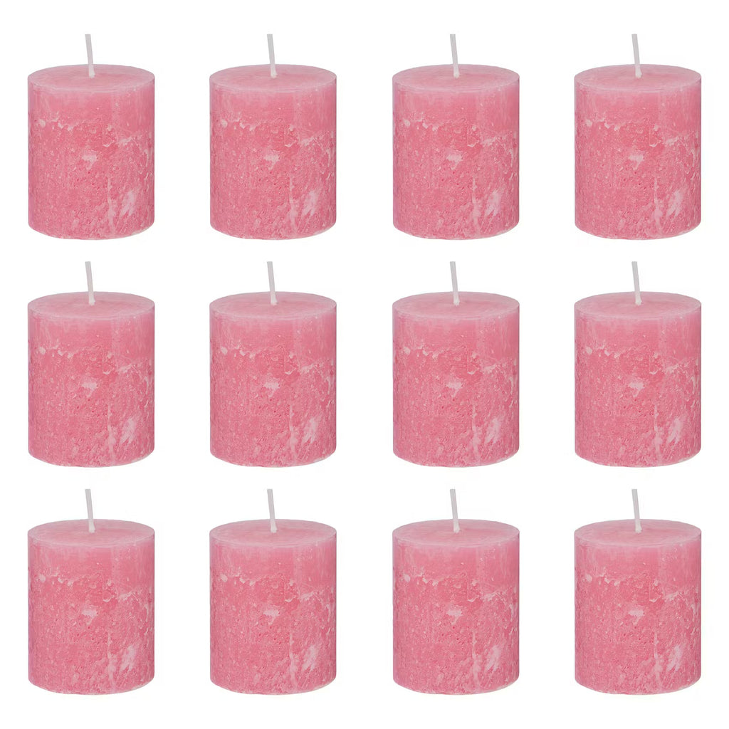 RUSTIC Stumpenkerze 12er-Set