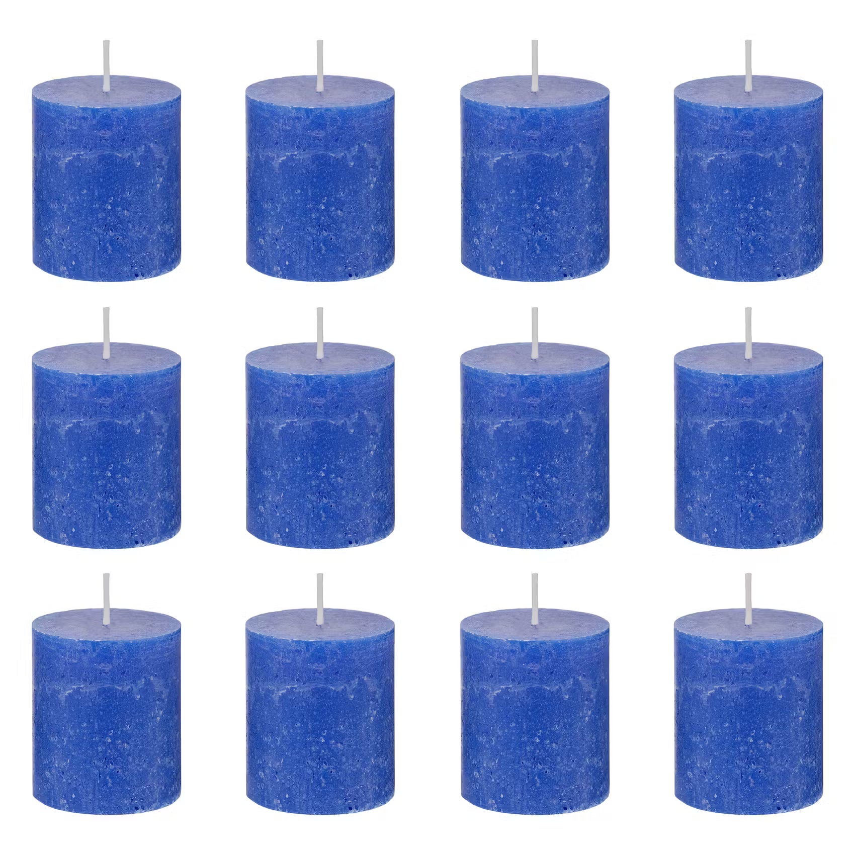 RUSTIC Stumpenkerze 12er-Set