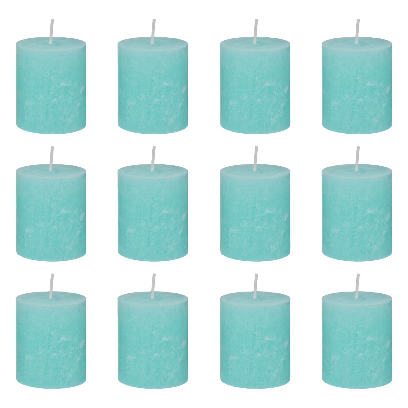 RUSTIC Stumpenkerze 12er-Set