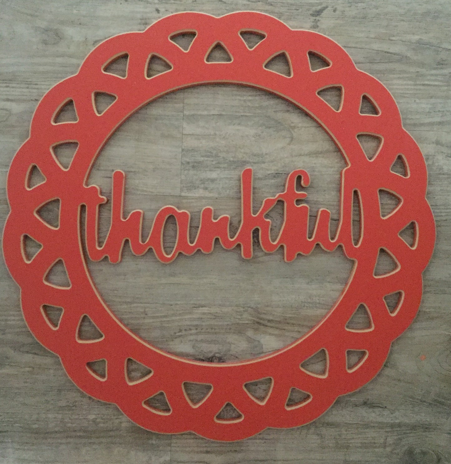 Thankful Decorative Circle